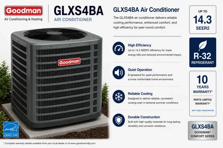 Goodman GLXS4BA air conditioner installed by Zenith Eco Energy in Ottawa