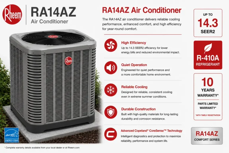 Rheem RA14AZ air conditioner installed by Zenith Eco Energy in Ottawa